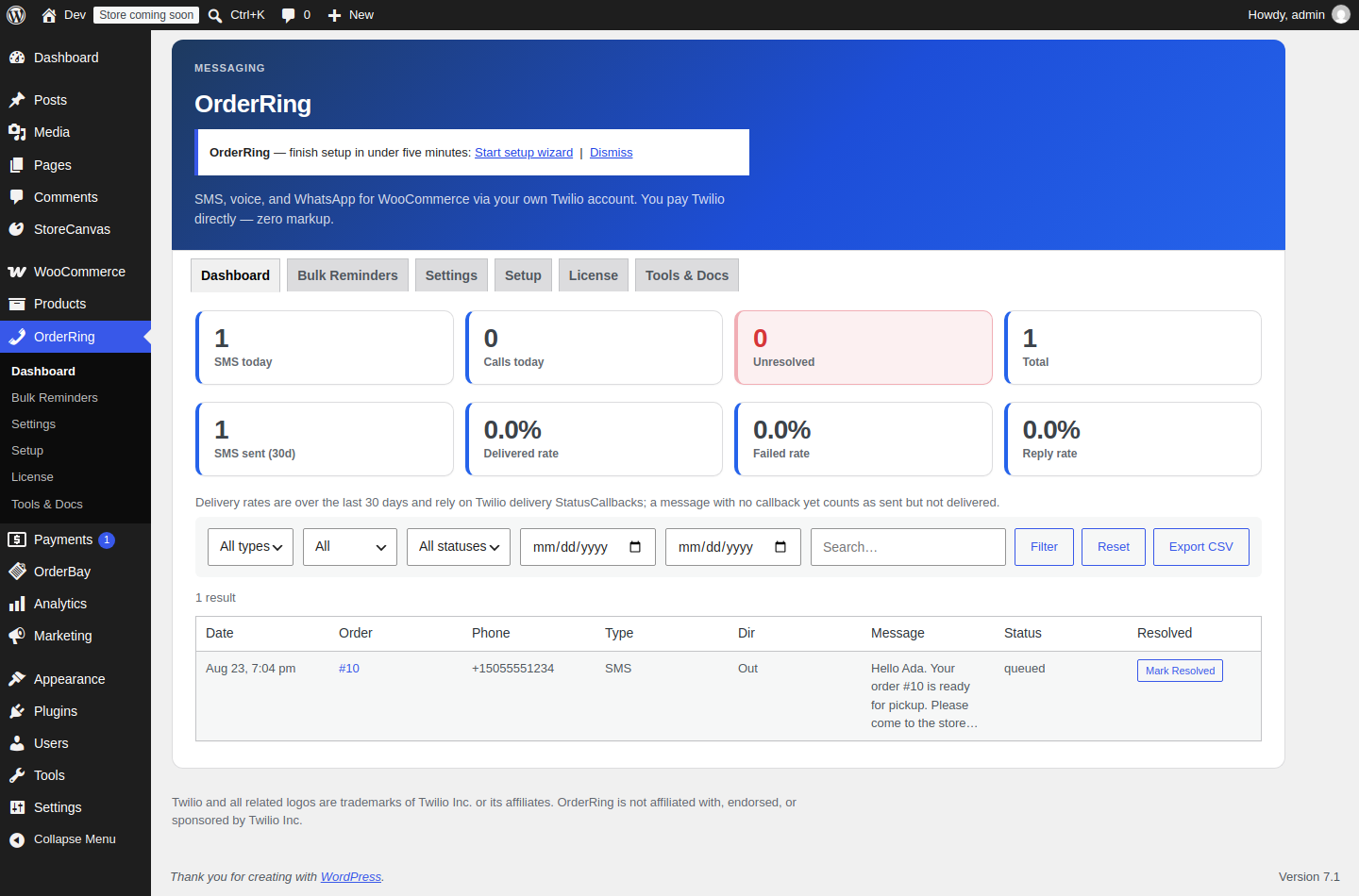 OrderRing